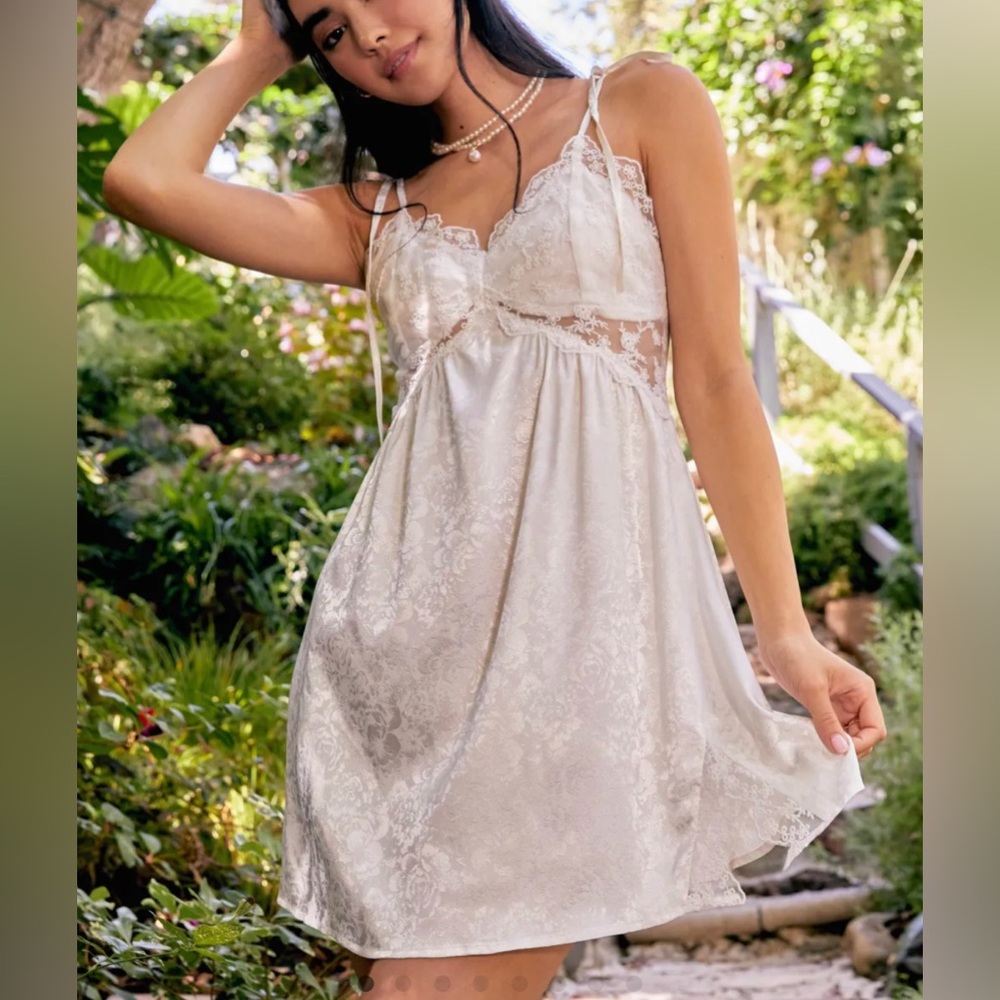 Bridal Slip mini dress